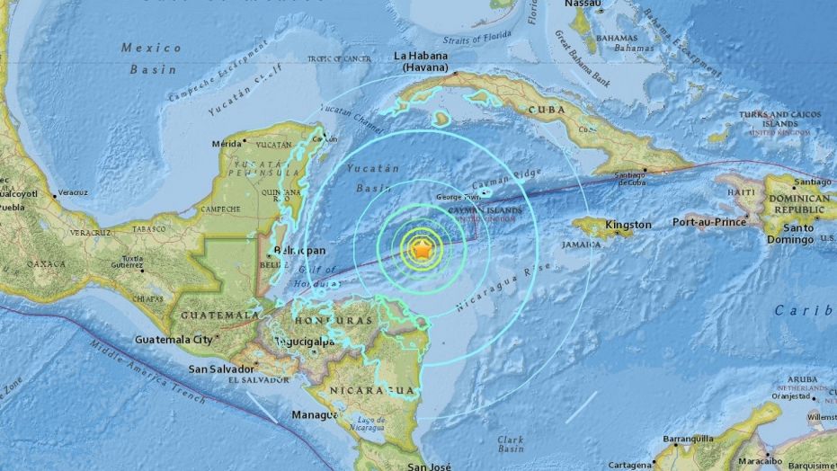 Honduras ta deprem... Tsunami uyarısı yapıldı!